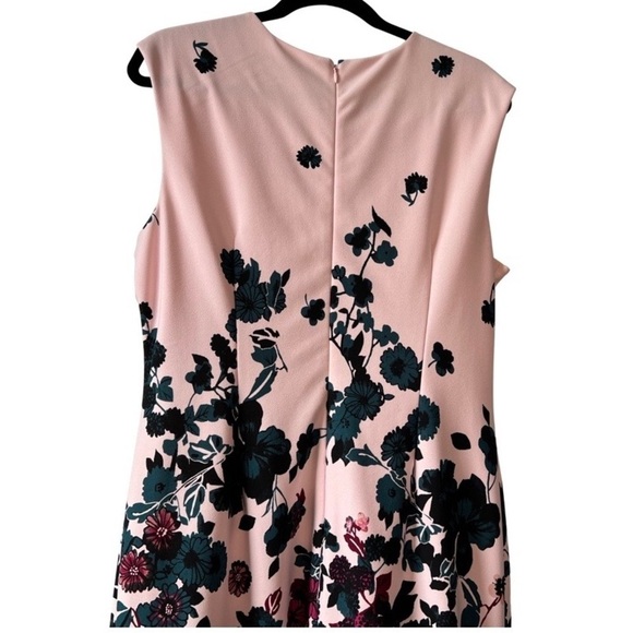 WHITE House Black Market Floral Dress Sz 16 In Great Condition - Picture 6 of 10